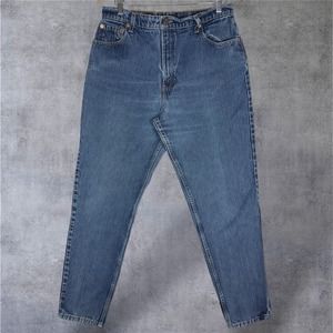 Levi's 551 Relaxed‎ Fit Tapered Leg Jeans Classic Blue Denim Women's Size 14